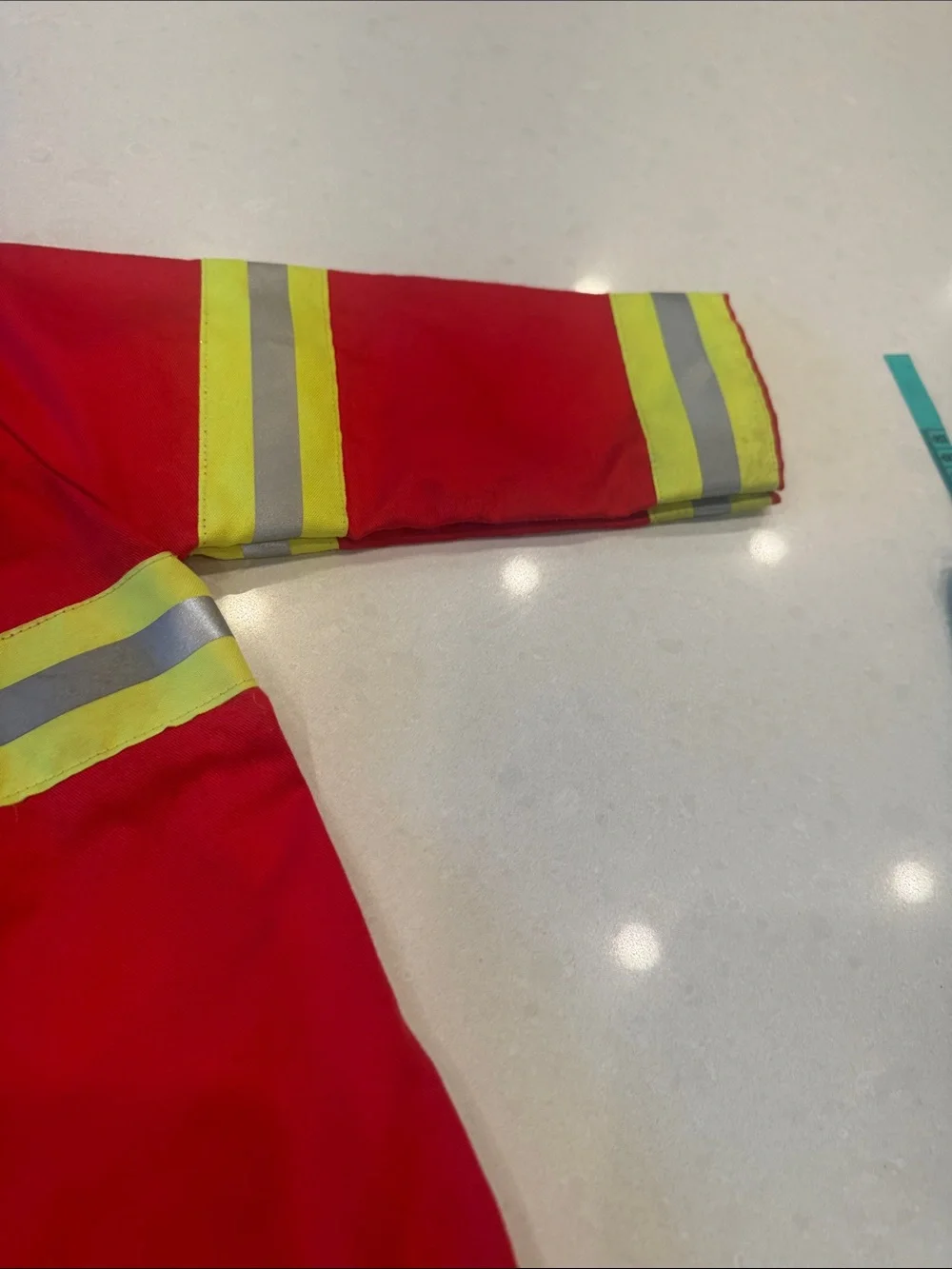 Kids High-Visibility Red Firefighter chief Jacket 3-6  see measurements